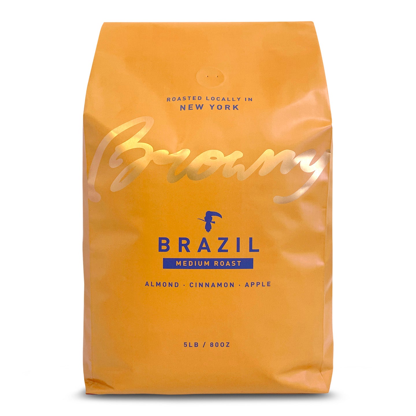 Brazil, Medium Roast - 5 Pounds [Whole Beans]